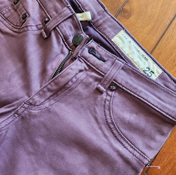 Rag & Bone Purple Ombre Jean Jeggings - Picture 3 of 3